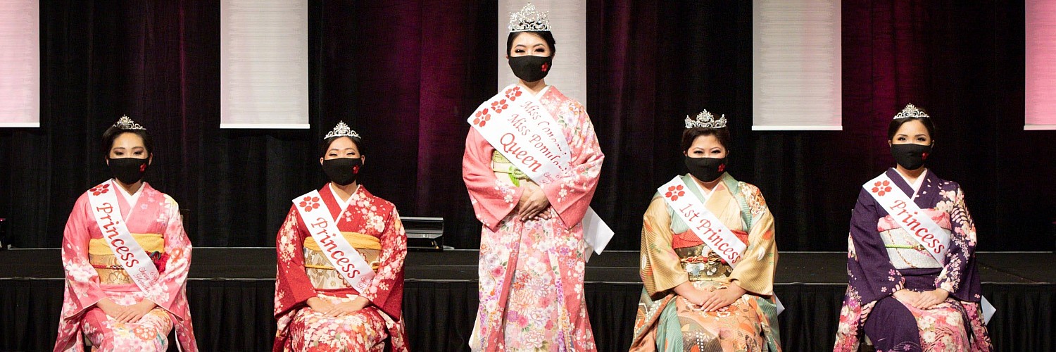 Group Photo Of 69th Cherry Blossom Festival Court