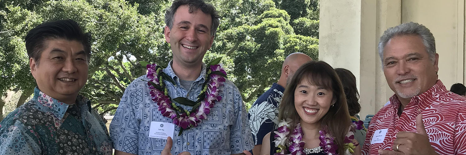 Prof. Ray And Sherry Xu With Prof. Choi And Dean Morioka