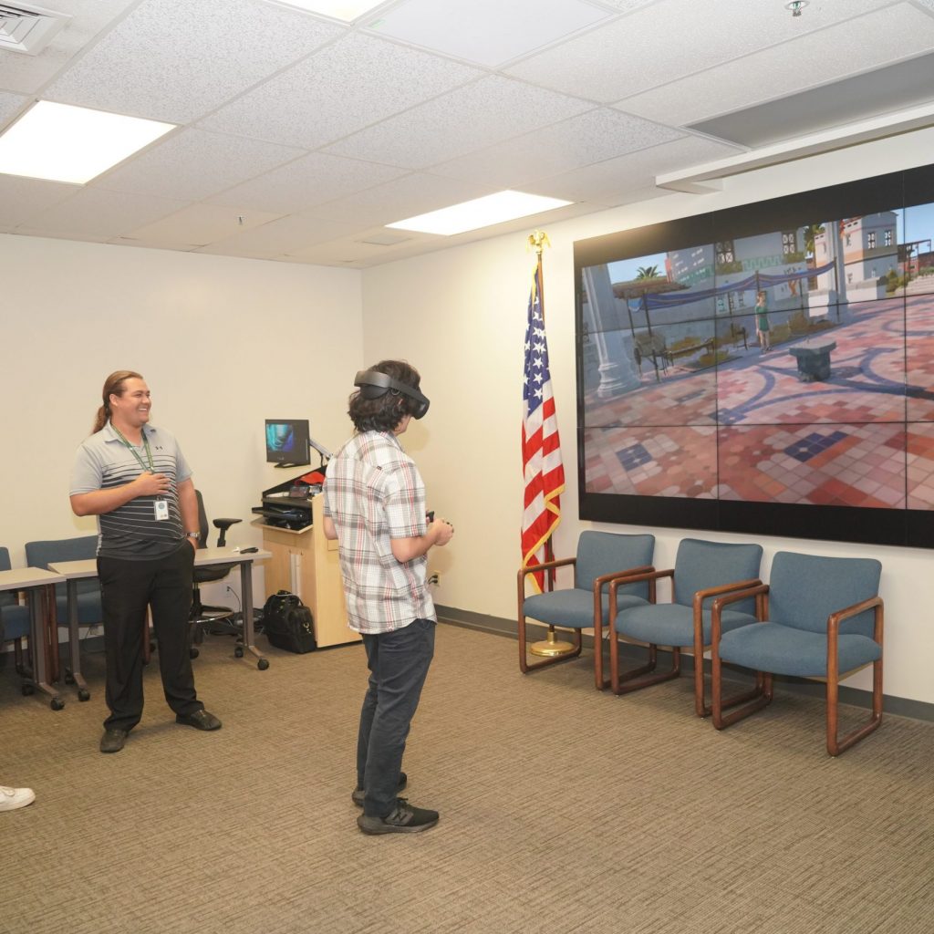 Guy Playing With Virtual Reality