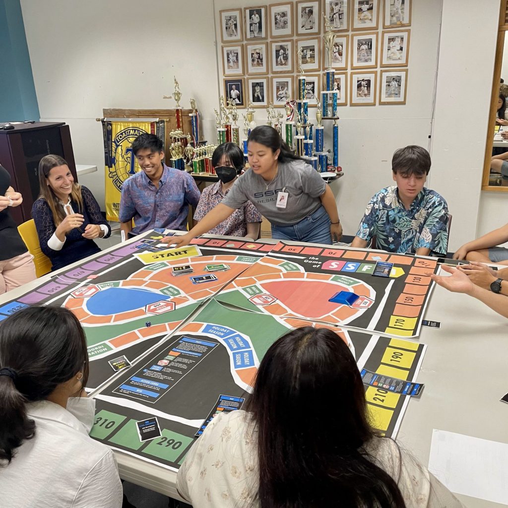 Students Playing An Engineering-related Role Playing Game