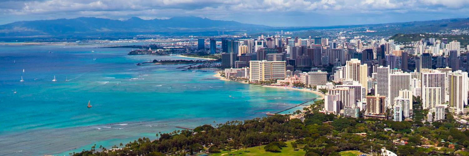 View Of Honolulu From Diamond Head During Day