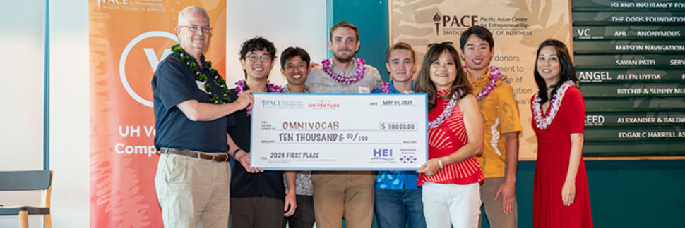 Group Of People Holding A Big Check