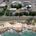 Aerial view of Waiʻanae wastewater treatment facility