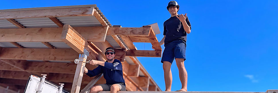 Andrew Alling And Kainalu Seales Help To Install Starlink On Molokaʻi.